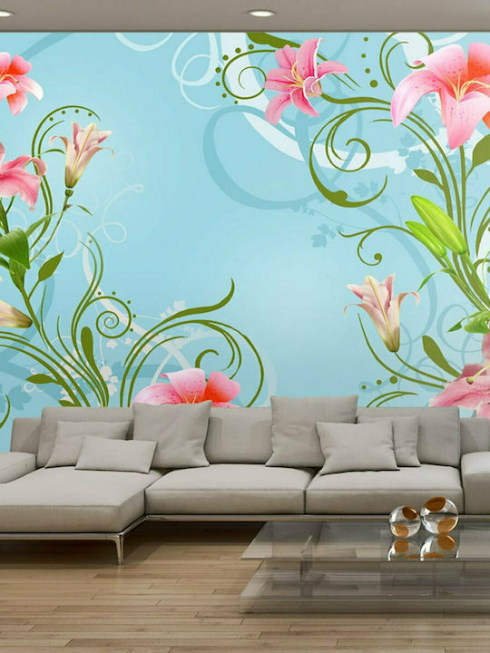 Wall Mural Subtle beauty of the lilies II Fabric 250x175cm