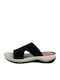 Anatomic Women's Fabric Platform Wedge Sandals Black