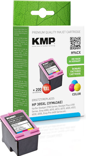 KMP Съвместимо Мастило За Принтер InkJet HP 305XL 3YM63AE 6ml Множество (Цвят) 1бр