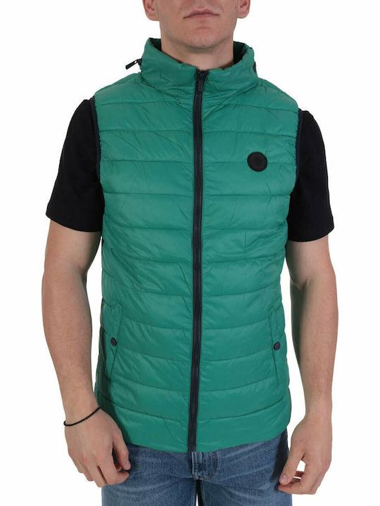 Ärmellos Jacke Puffer Grün