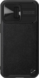 Nillkin Camshield Umschlag Rückseite Leder Schwarz (iPhone 13 Pro)