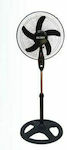 Silver Commercial Stand Fan 50W FS40-8A-229