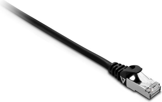 V7 S/FTP Cat.7 Ethernet Network Cable 3m Black 1pcs