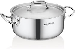Korkmaz Proline Gastro Ανοξείδωτο Πλασωτέ Χωρητικότητας 25lt με Διάμετρο 40εκ. και Ύψος 20εκ. Korkmaz Proline Gastro Ανοξείδωτο Πλασωτέ Χωρητικότητας 25lt με Διάμετρο 40εκ. και Ύψος 20εκ.