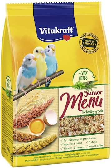 Vitakraft Junior Menu Honey Храна за птици за Paradisaea Птици 500гр