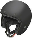 Garibaldi G02X Jet Helmet ECE 22.05 Matt Black