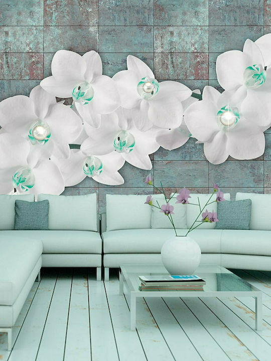 Fototapet de Perete 150x105cm Orchids with pearls Tesatura