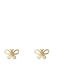 Gold Studs Kids Earrings Butterflies 9K