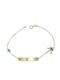 Kids Bracelet ID from Gold 14K with Crown