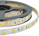 V-TAC Rezistentă la apă Bandă LED Alimentare 24V cu Lumină Bianco reglabil Lungime 5m și 120 LED-uri pe Metru SMD2835