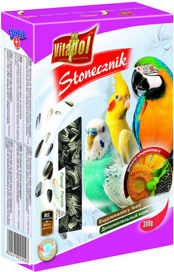 Vitapol Слънчогледови семки Храна за птици за Буджеригари 300гр
