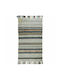 Synchronia Antara Rug Rectangular Summer Cotton with Fringes Blue