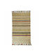 Synchronia Antara Rug Rectangular Summer Cotton with Fringes Beige