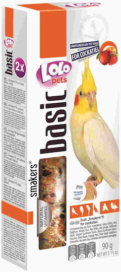 Lolo Pets Smakers Кокатила с Плодове Храна в Стик за Буджеригари 2 Броя 90гр