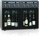 Tefcold Frigider de vin comercial cu temperatură de funcționare +7°C / +18°C L83.5 x l45 x H67.5cm