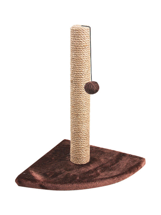 Pawise Corner Ονυχοδρόμιο Στύλος Καφέ 28x28x42εκ.