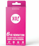 Here We Flo Προφυλακτικά XO! The Hi-Sensation Condom Pack 6τμχ