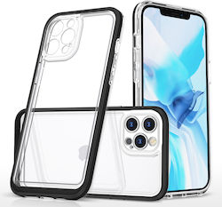 Hurtel Clear 3in1 Negrη (iPhone 12 / 12 Pro) Hurtel Clear 3in1 Negrη (iPhone 12 / 12 Pro)