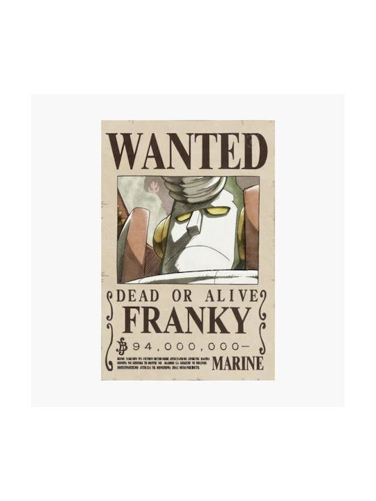 Abysse Afiș One Piece: Wanted Franky 52x38cm