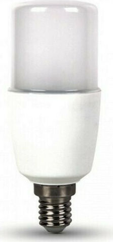 V-TAC VT-248 LED Bulb 7.5W 155mm for Socket E14 and Shape T37 Cool White 660lm