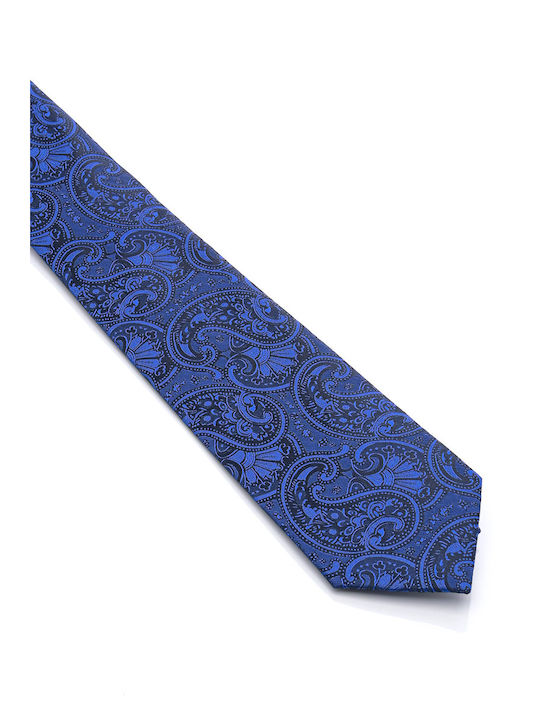 Herren Krawatte Synthetisch Gedruckt in Blau Farbe