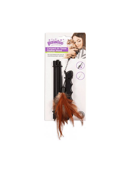 Pawise Παιχνίδι Γάτας Ραβδί Tease Feather Wand