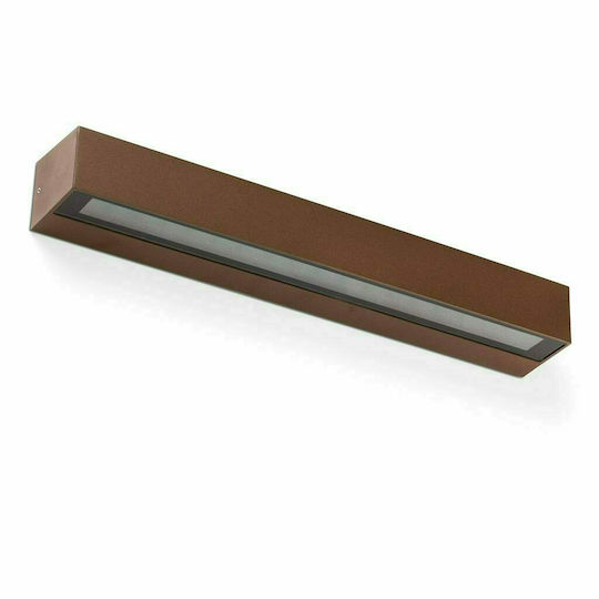 Faro Barcelona Doro Aplica de exterior montată pe perete LED IP65 28W cu Alb Cald Lumină 50x5.8εκ.