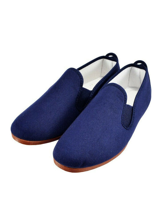 Javer Women's Canvas Slip-Ons Blue
