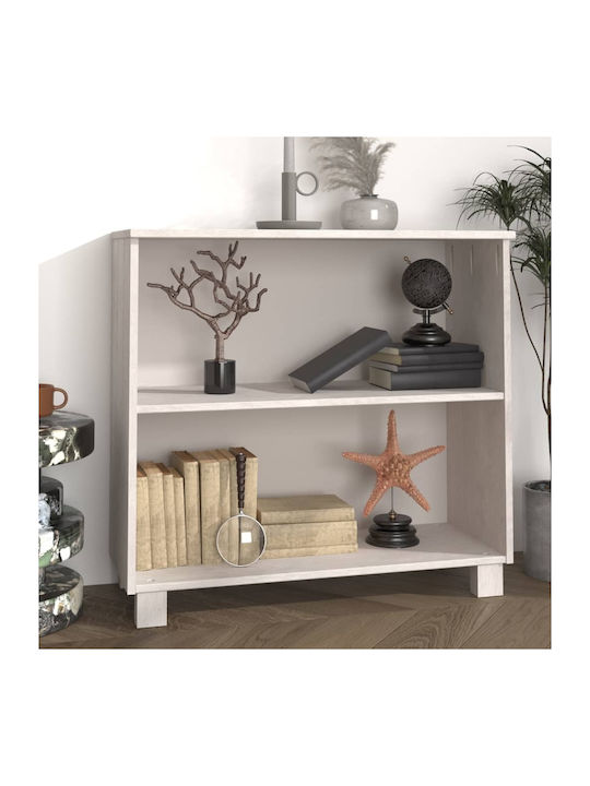 Bookcase White 85x35x80cm