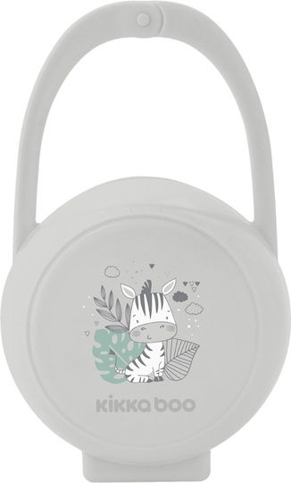 Kikka Boo Case Pacifier Savanna made of Plastic Gray