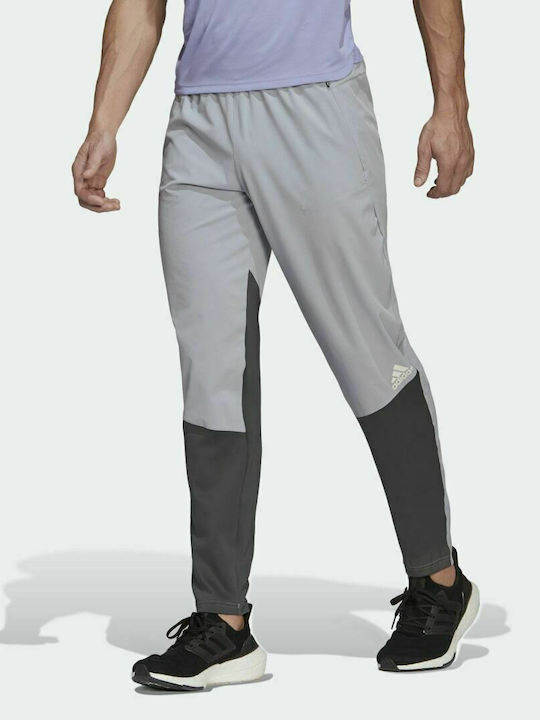 Adidas Training Pants Silver Grey Παντελόνι Φόρμας Halo Silver / Grey Six