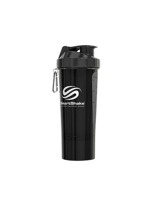 SmartShake Shaker Πρωτεΐνης 500ml Πλαστικό Μαύρο