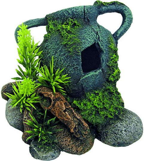 Wave Amphora Black Porous Decorațiune Acvariu