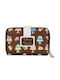 Loungefly Princess Cakes Kids' Wallet with Zipper for Girl Brown WDWA1948