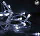 480 Светлини LED 3m. x 300бр Хладен бял тип Завеса 1бр