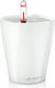 Lechuza Mini Deltini Flower Pot Self-Watering 10x13cm in White Color 14950