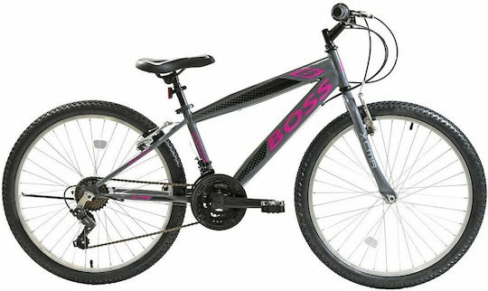 Boss Boss Microshift 26" 2022 Μωβ Mountain Bike με 21 Ταχύτητες