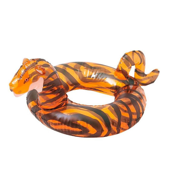 Sunnylife Mini Tully Tiger Παιδικό Σωσίβιο Κουλούρα Πορτοκαλί