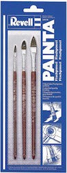 Revell Collection Painta Flatbrush Pinsel Modellbau 3Stück