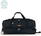 Gabol Extra Grande Week Eco Soft Sack Voyage 116lt Black with Wheels Fabric L83xW36xH39cm