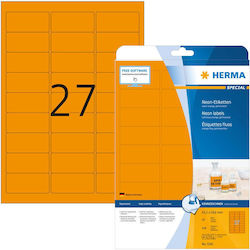 Herma 540 Αυτοκόλλητες Ετικέτες Α4 Ορθογώνιες 63.5x29.6mm Herma 540 Αυτοκόλλητες Ετικέτες Α4 Ορθογώνιες 63.5x29.6mm