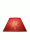 Starlight ΚΑ-ΙΣ-Κ1-30-EΠ Conică Abajur Roșu cu Diametru 30cm