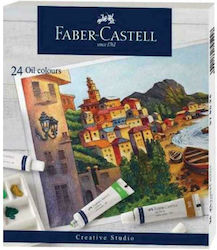 Faber-Castell Creativity Studio Σετ Λαδομπογιές 12ml 24τμχ