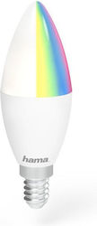 HAMA Inteligent LED 5.5W pentru Dulie E14 RGBW HAMA Inteligent LED 5.5W pentru Dulie E14 RGBW