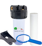 Primato Central Supply Water Filter System , ½" Inlet/Outlet, with 10" Replacement Filter Primato ITA1BL12