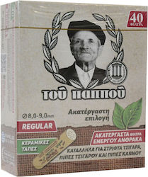 Του Παππού Natural Choice Regular Ενεργού Άνθρακα 40 Φιλτράκια