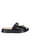 Piccadilly Women's Flat Sandals Anatomic In Black Colour