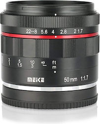 Meike Full Frame Φωτογραφικός Φακός 50mm f/1.7 Σταθερός για Nikon Z Mount Black