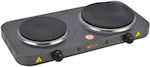 Ankor Countertop Burner Emaille Double Gray