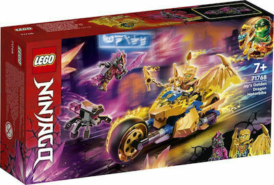 Lego Ninjago Jay's Golden Dragon Motorbike for 7+ Years Old